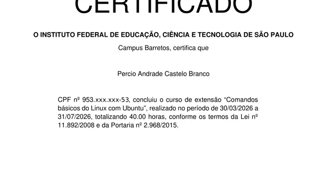 Comandos Básicos do Linux com Ubuntu